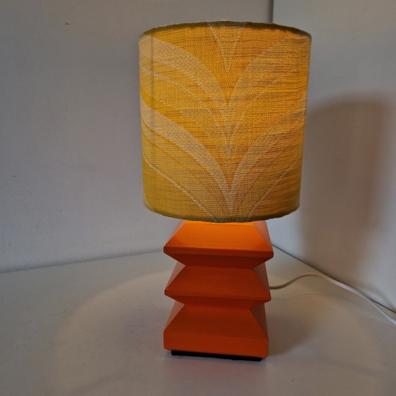 Image 1 of Orange / Yellow Lamp