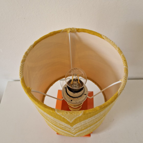 Image 1 of Orange / Yellow Lamp