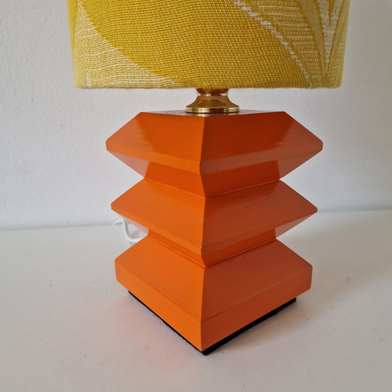 Image 1 of Orange / Yellow Lamp