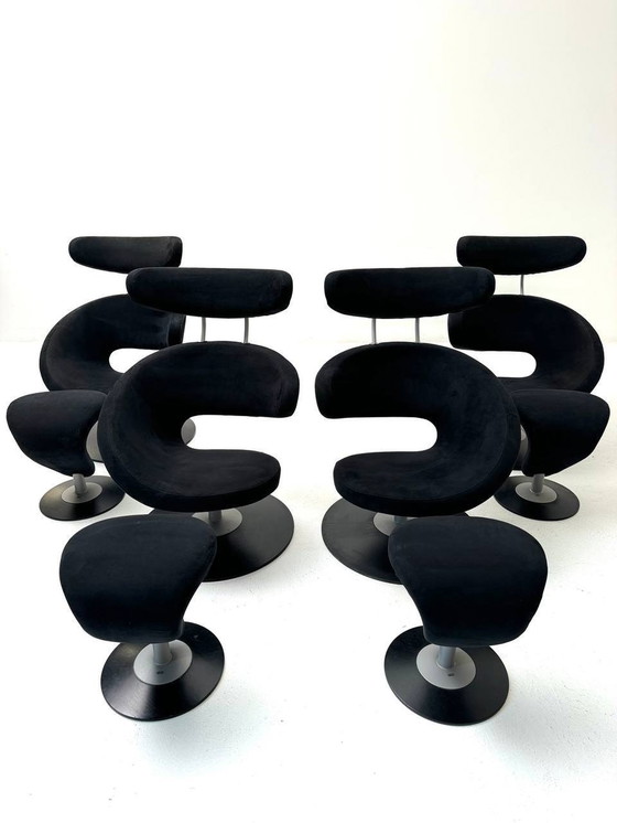 Image 1 of Set of 4 recliners Peel by Olav Eldøy for Stokke, 2002