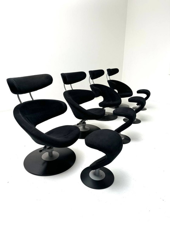 Image 1 of Set of 4 recliners Peel by Olav Eldøy for Stokke, 2002