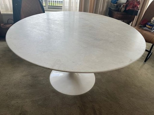 Space Age Marble Dining Table