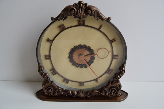 Image 1 of Mid Century Decorative Clock, Czechoslovakia, 1960'S. 