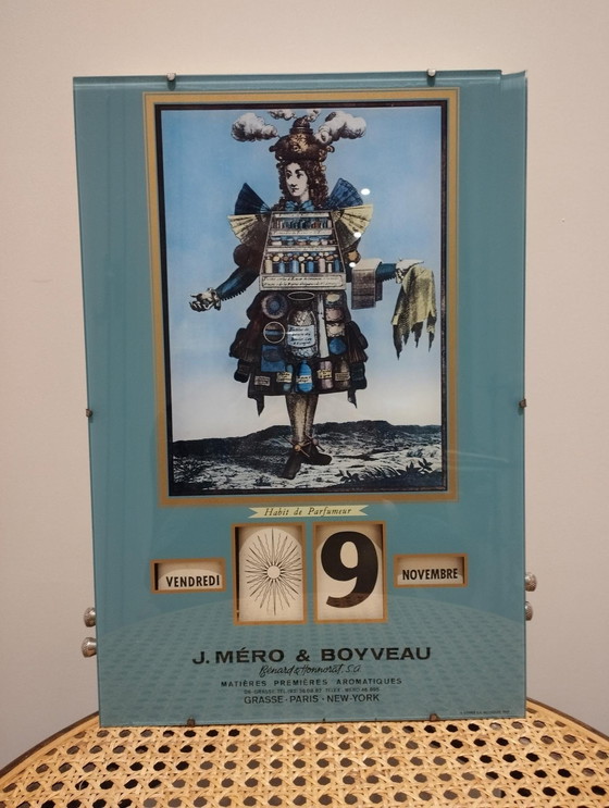Image 1 of Raro calendario perpetuo di Albert Gerrer sul tema del profumo