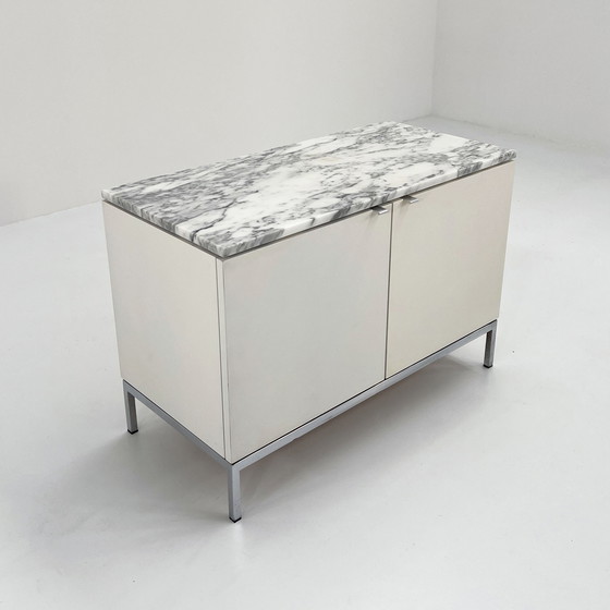 Image 1 of Executive Cabinet With Marble Top By Florence Knoll For Knoll Int., 1960S