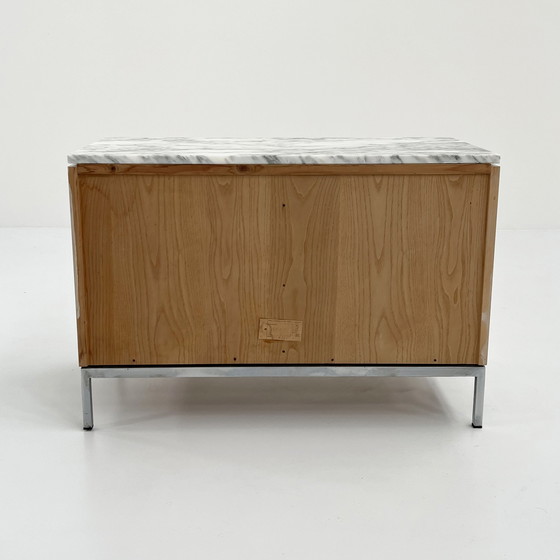 Image 1 of Executive Cabinet With Marble Top By Florence Knoll For Knoll Int., 1960S