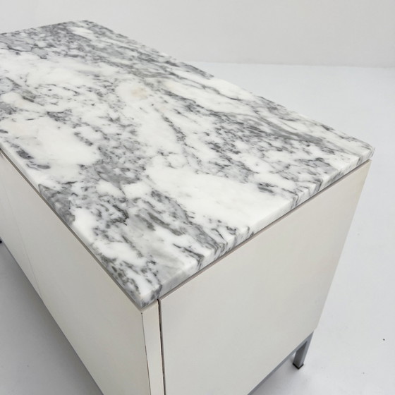 Image 1 of Executive Cabinet With Marble Top By Florence Knoll For Knoll Int., 1960S