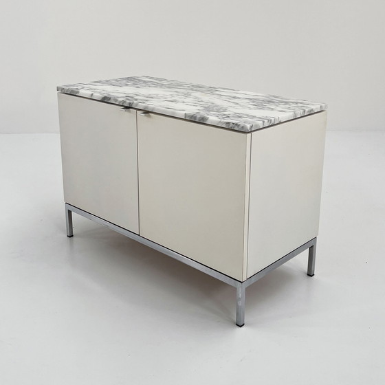 Image 1 of Executive Cabinet With Marble Top By Florence Knoll For Knoll Int., 1960S