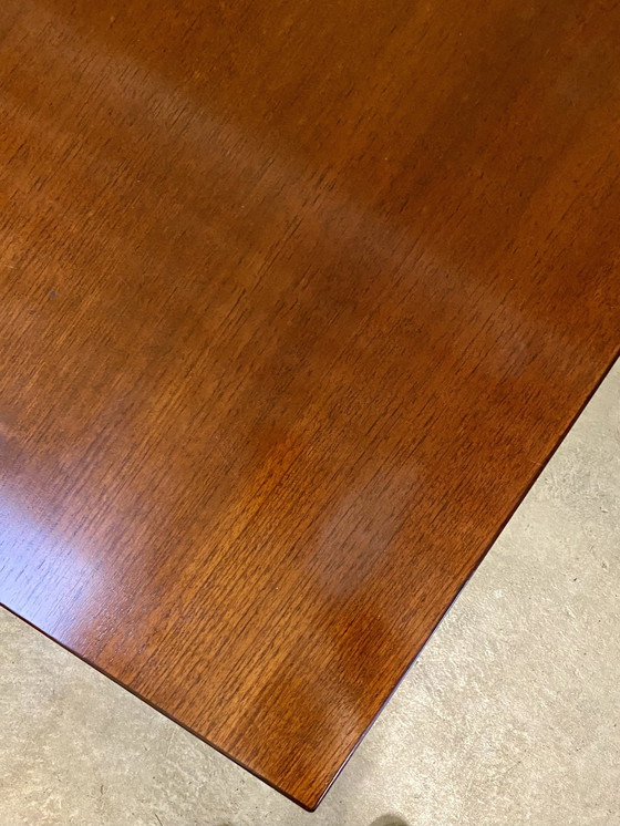 Image 1 of Extendable teak dining table by Fred Ruf for Knoll International from 1959