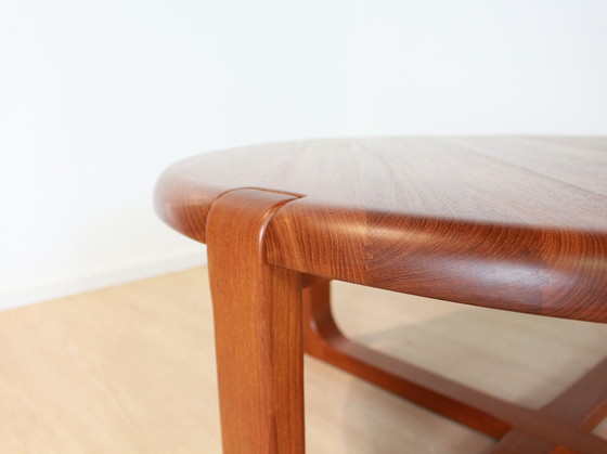 Image 1 of Round Teak Solid Coffee Table Niels Bach