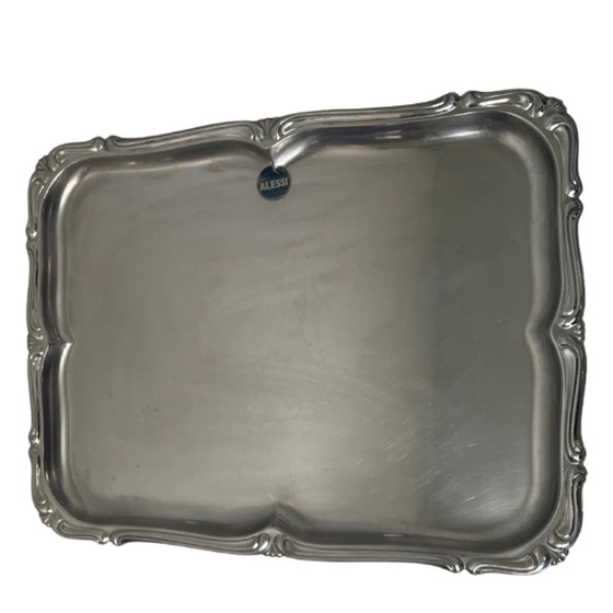 Image 1 of Alfra Alessi - Round bowl - Serving tray - Stainless steel