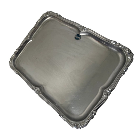 Image 1 of Alfra Alessi - Round bowl - Serving tray - Stainless steel