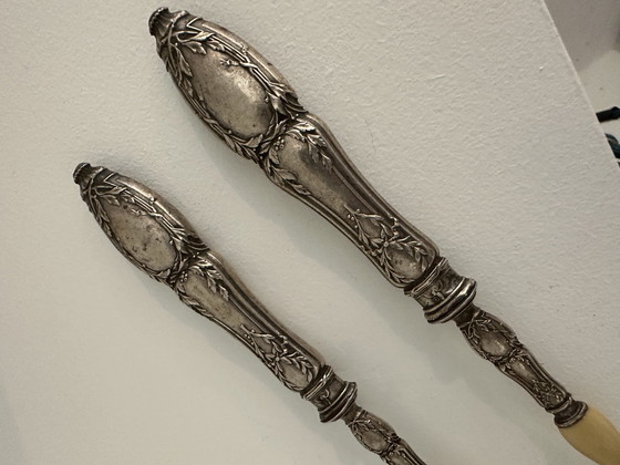 Image 1 of 19th Century Sterling Silver Neck Brace Head, Poinçon De Maître