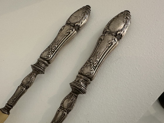 Image 1 of 19th Century Sterling Silver Neck Brace Head, Poinçon De Maître