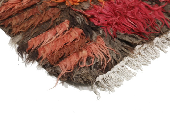 Image 1 of Designer Handwoven Kilim Modern And Plants Nature Color - Kilim - 300 Cm - 115 Cm - Shaggy Kilim