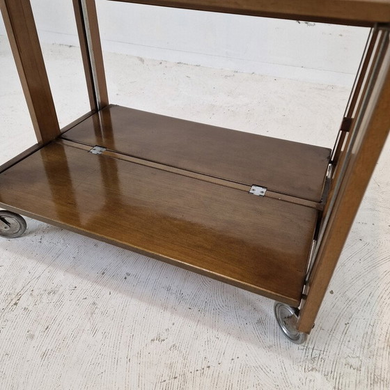 Image 1 of Vintage wooden folding trolley by Carrello Tobia for Ciatti, Italy 1960