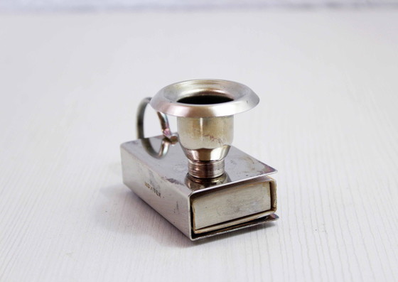 Image 1 of Match Holder Candle Holder 1980