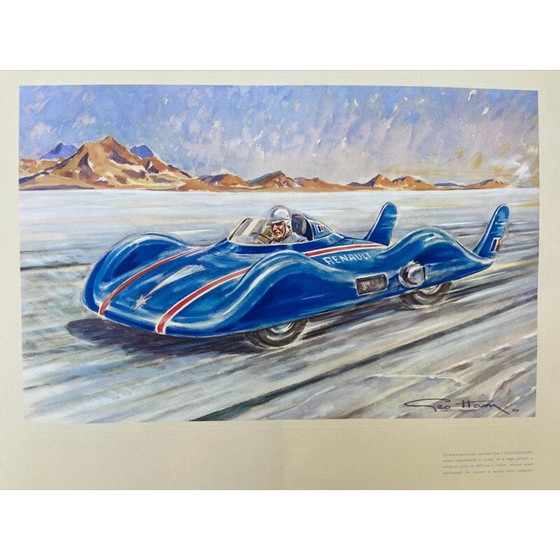 Image 1 of Vintage lithograph "The Shooting Star" by Geo Ham, 1956