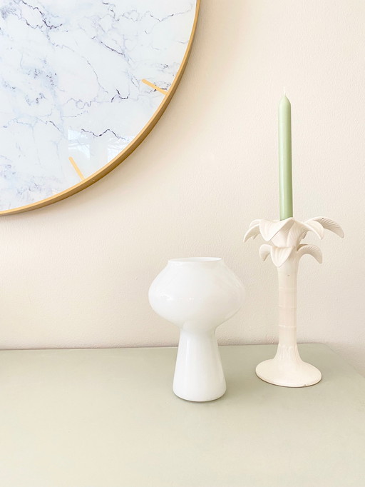 Lámpara de mesa pequeña italiana vintage "Fungo" de la década de 1950, de Massimo Vignelli para Venini.