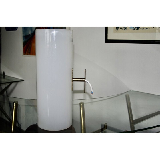 Image 1 of Lampada da parete vintage in ottone e polimetacrilato, Danimarca anni '60