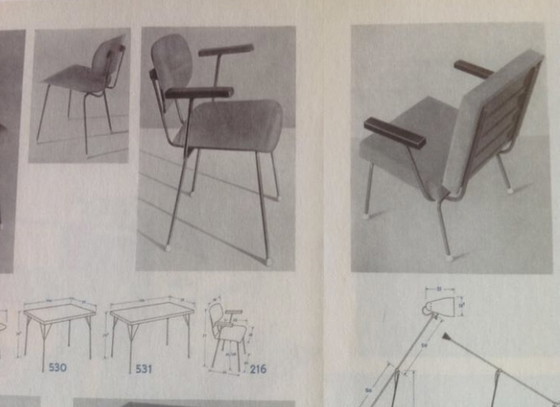 Image 1 of Gispen 216 Wim Rietveld chair