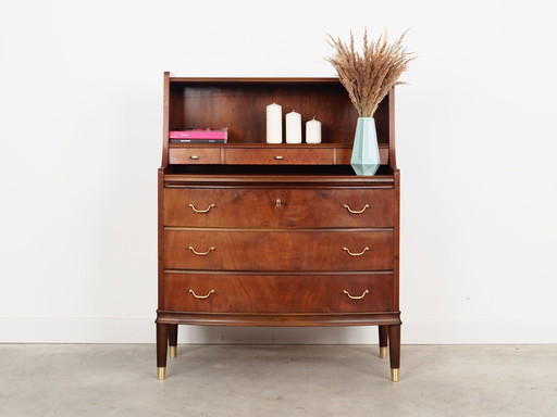 Walnut Secretary, Danish Design, 1970S, Production: Denmark