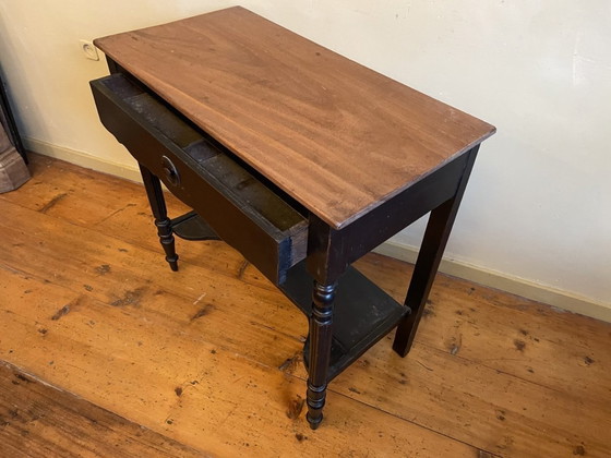 Image 1 of Toilet Table Kitchen Table Sidetable Double Plateau French