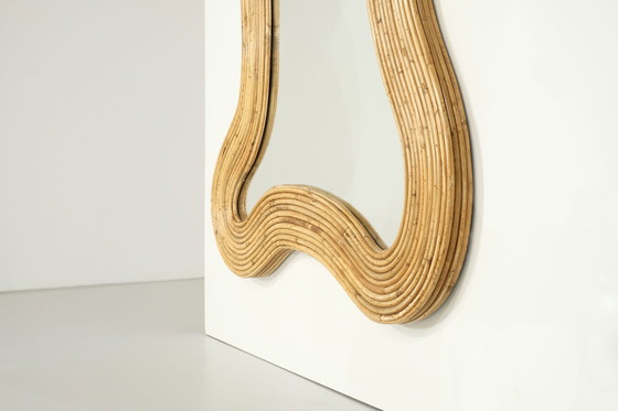 Image 1 of Bamboo mirror Large format, Italy Contemporary.