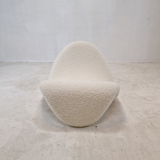 Image 1 of Pair of vintage Tongue wool chairs by Pierre Paulin for Artifort, France 1960