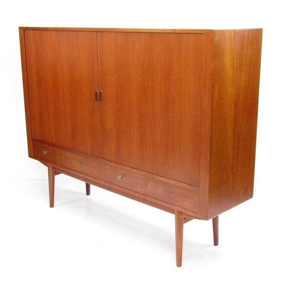 Image 1 of Vintage teak highboard by Arne Vodder for Sibast, Denmark 1960