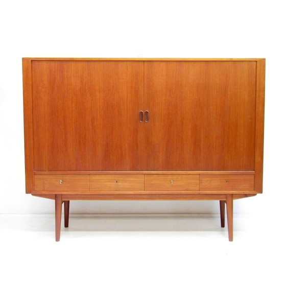 Image 1 of Vintage teak highboard by Arne Vodder for Sibast, Denmark 1960