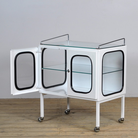 Image 1 of Vintage Iron Medical Trolley, 1970’s