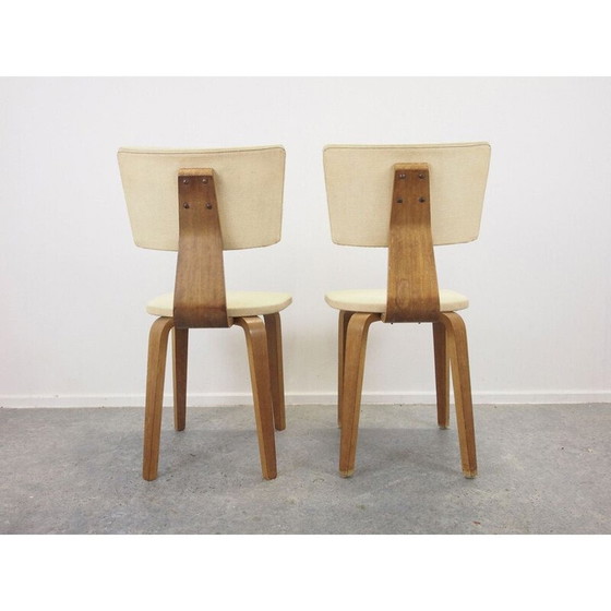 Image 1 of Pair of Mid century chairs by Cor Alons for Gouda De Boer