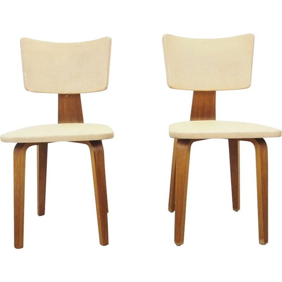 Image 1 of Pair of Mid century chairs by Cor Alons for Gouda De Boer