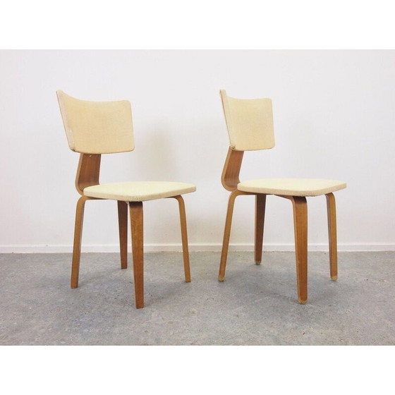 Image 1 of Pair of Mid century chairs by Cor Alons for Gouda De Boer