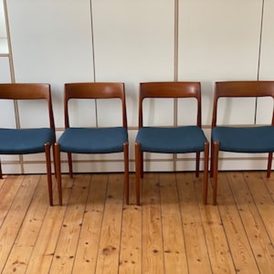 Image 1 of 4x Niels Møller Teak Chairs