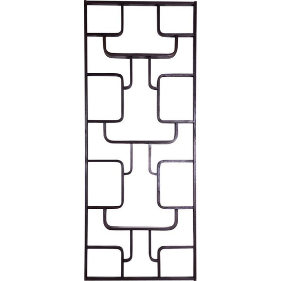 Image 1 of Vintage dark brown oak railing by Ludvik Volak for Drevopodnik Holesov, Czechoslovakia 1960