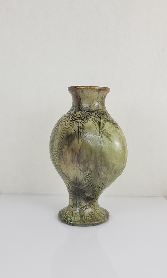 Image 1 of Stoneware Vase By Anne Marie Sybesma De Bay Alias Miep