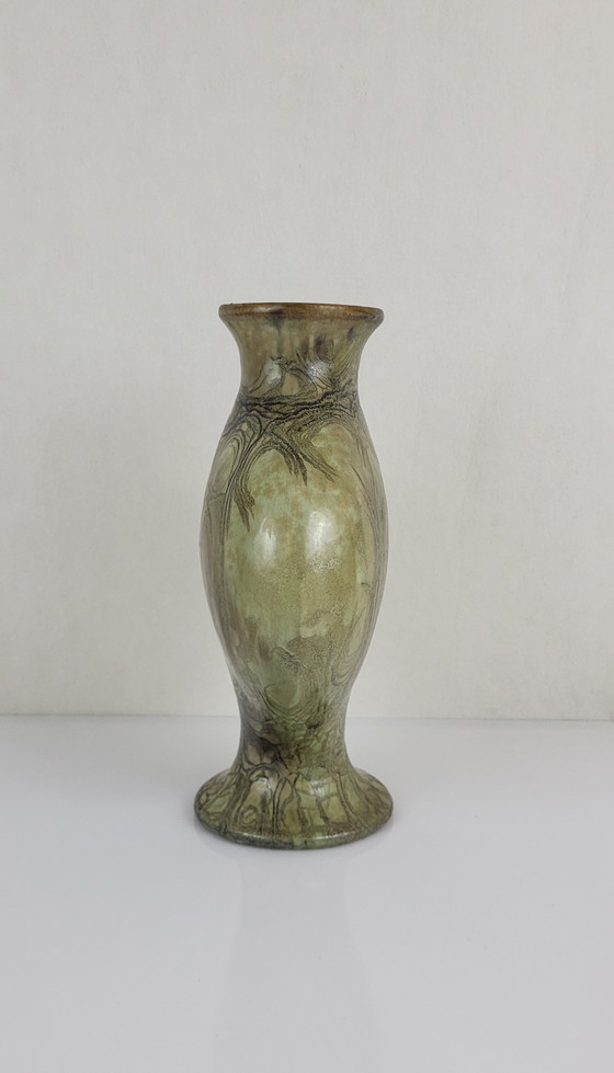 Image 1 of Stoneware Vase By Anne Marie Sybesma De Bay Alias Miep