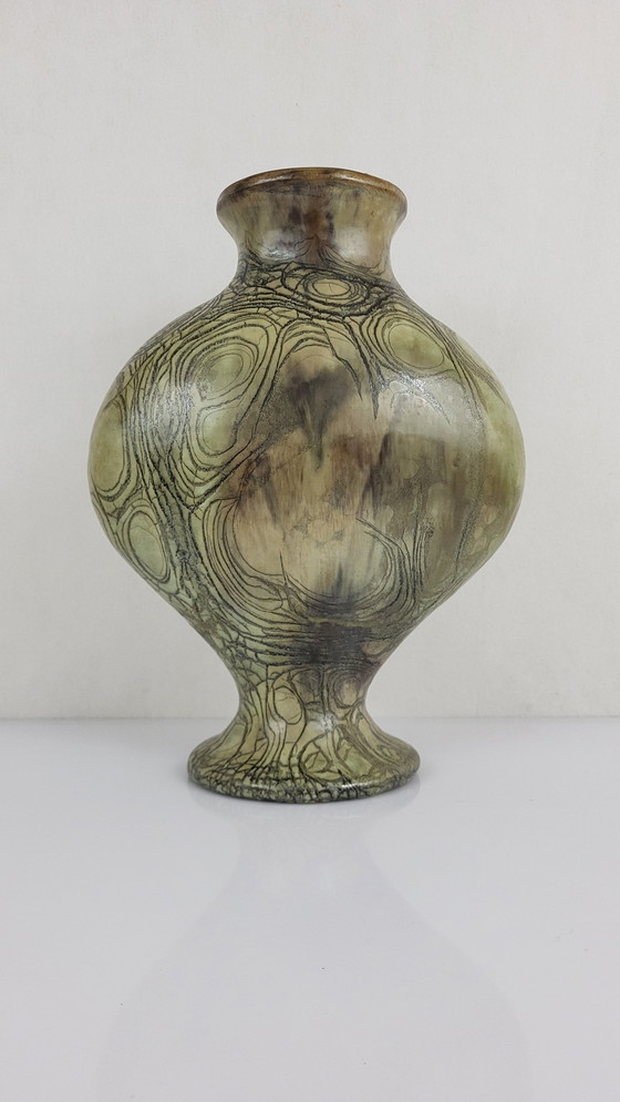 Image 1 of Stoneware Vase By Anne Marie Sybesma De Bay Alias Miep