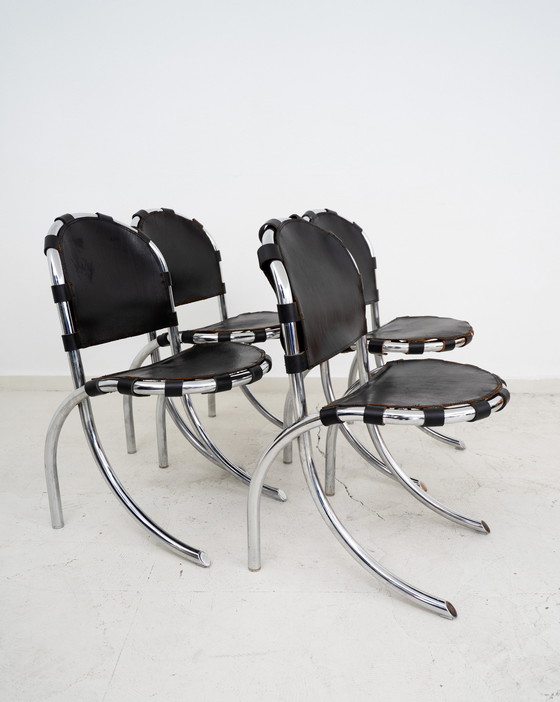 Image 1 of 4 Medusa dinning chairs by Studio Tetrarch for Alberto Bazzani