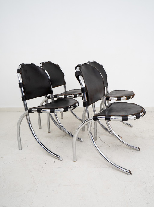 4 Medusa dinning chairs by Studio Tetrarch for Alberto Bazzani