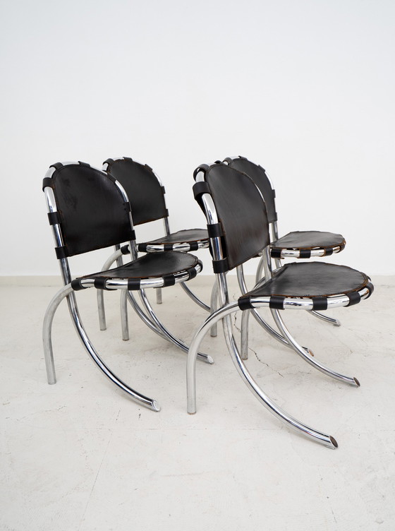 Image 1 of 4 Medusa dinning chairs by Studio Tetrarch for Alberto Bazzani