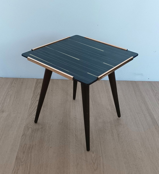 Image 1 of Fifties Plant Table With Glass Plate