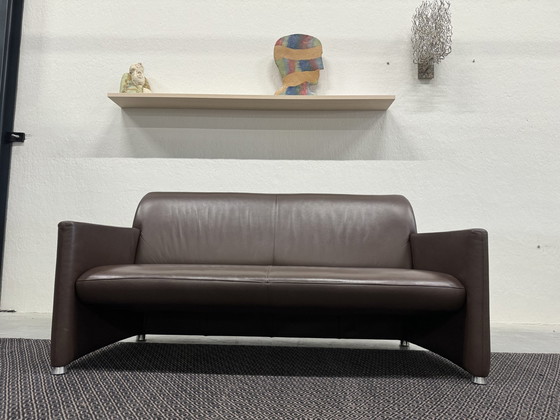 Image 1 of Leolux Quantissimo Sofa 2.5 Seater brown leather