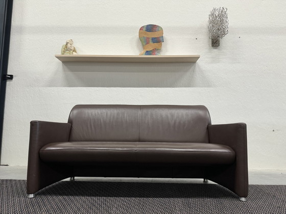 Image 1 of Leolux Quantissimo Sofa 2.5 Seater brown leather