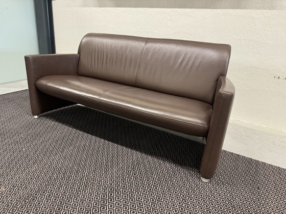 Image 1 of Leolux Quantissimo Sofa 2.5 Seater brown leather