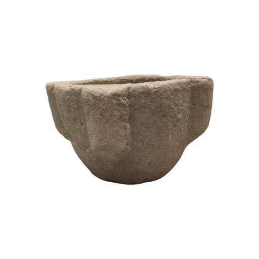 Antique French Stone Mortar From The 18th Century