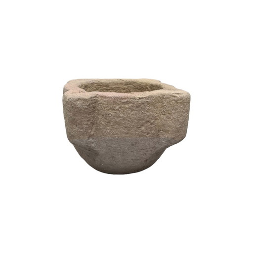 Antique French Stone Mortar From The 18th Century