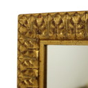 Small Square Gold Mirror